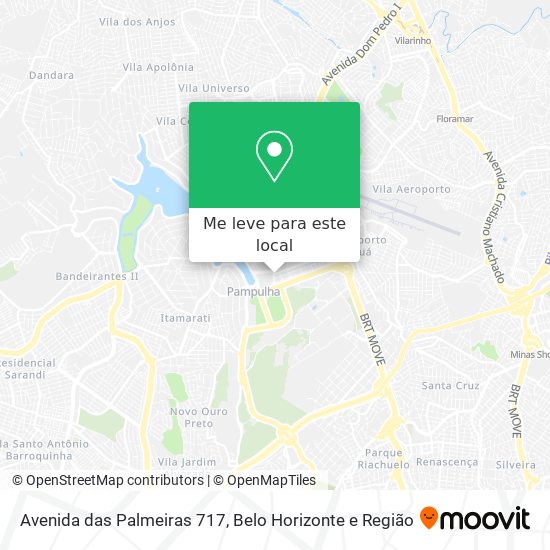 Avenida das Palmeiras 717 mapa