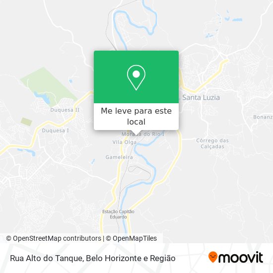 Rua Alto do Tanque mapa