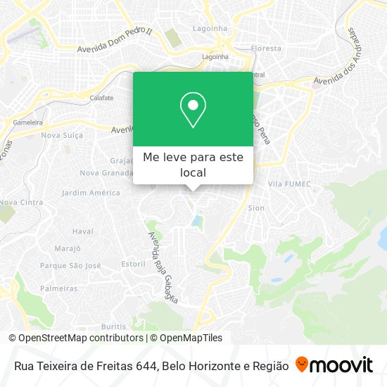 Rua Teixeira de Freitas 644 mapa