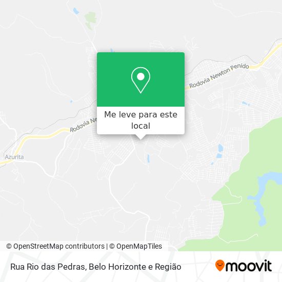 Rua Rio das Pedras mapa