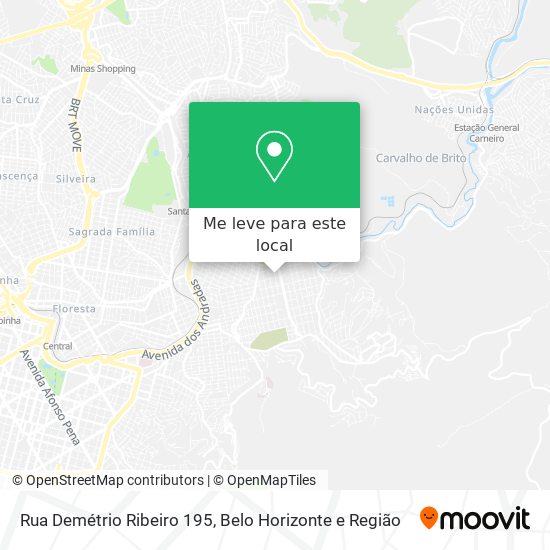 Rua Demétrio Ribeiro 195 mapa