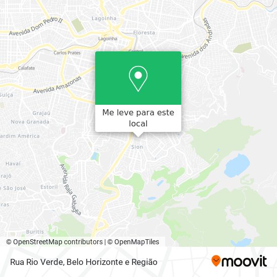 Rua Rio Verde mapa