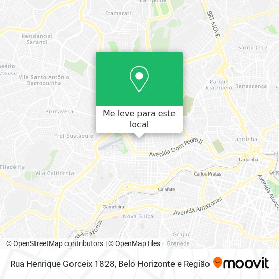 Rua Henrique Gorceix 1828 mapa
