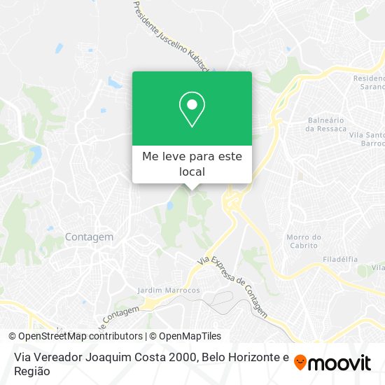 Via Vereador Joaquim Costa 2000 mapa