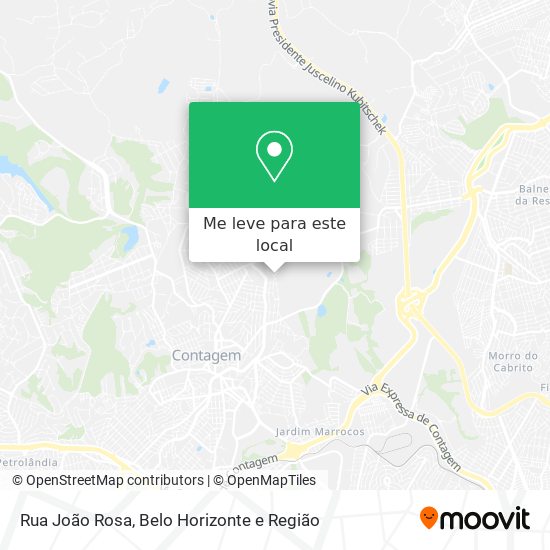 Rua João Rosa mapa