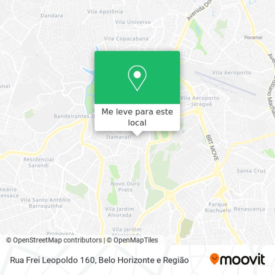 Rua Frei Leopoldo 160 mapa