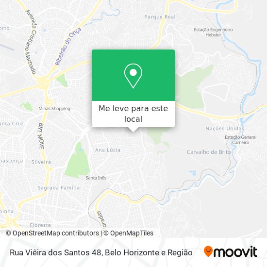 Rua Viêira dos Santos 48 mapa