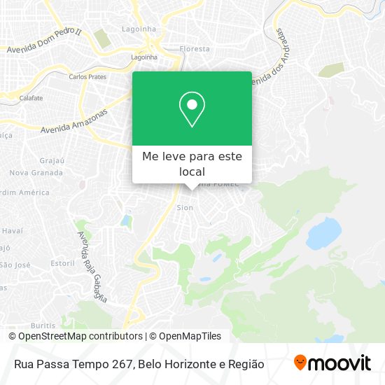 Rua Passa Tempo 267 mapa