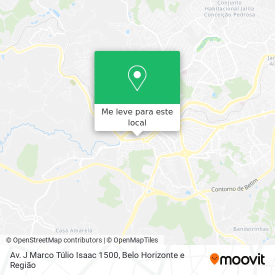 Av. J Marco Túlio Isaac 1500 mapa