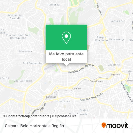 Caiçara mapa