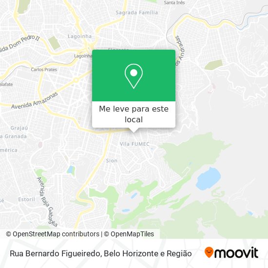 Rua Bernardo Figueiredo mapa