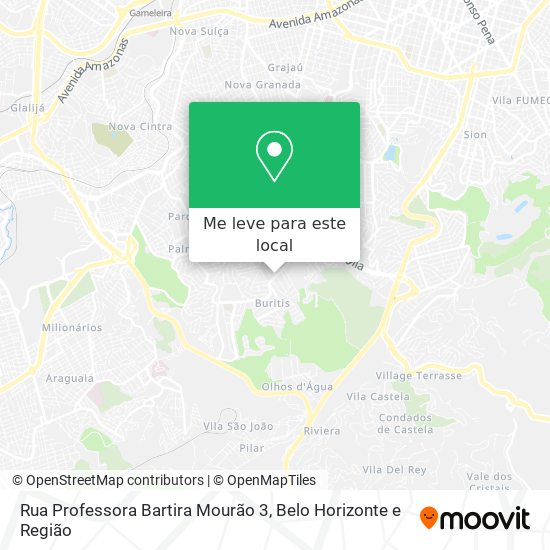 Rua Professora Bartira Mourão 3 mapa