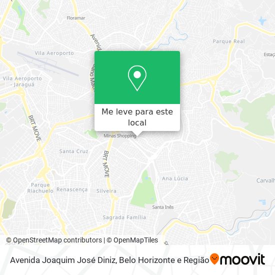 Avenida Joaquim José Diniz mapa