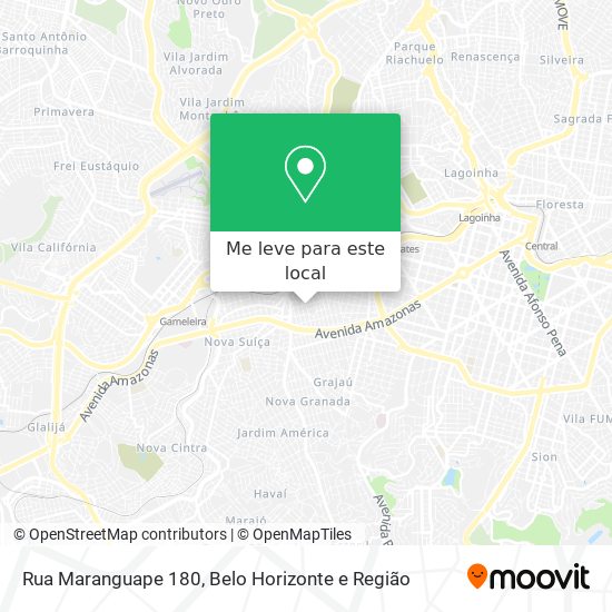 Rua Maranguape 180 mapa