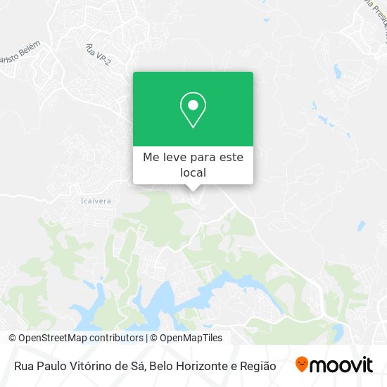 Rua Paulo Vitórino de Sá mapa
