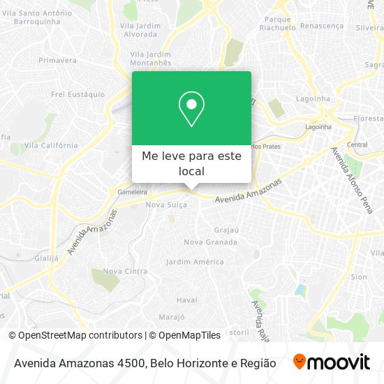 Avenida Amazonas 4500 mapa