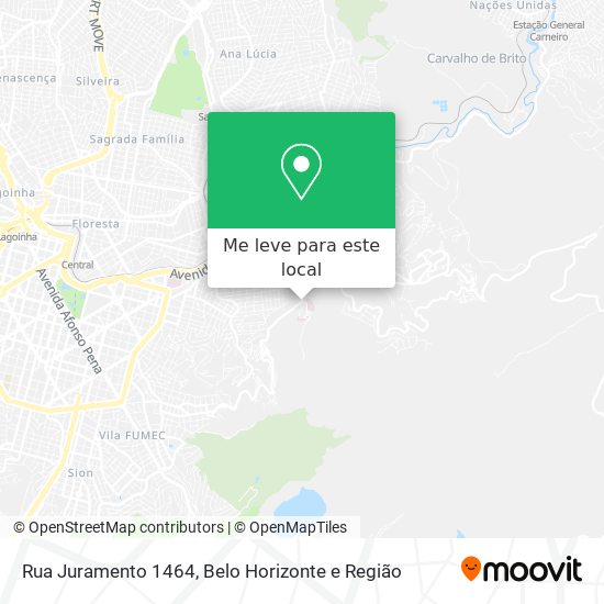 Rua Juramento 1464 mapa