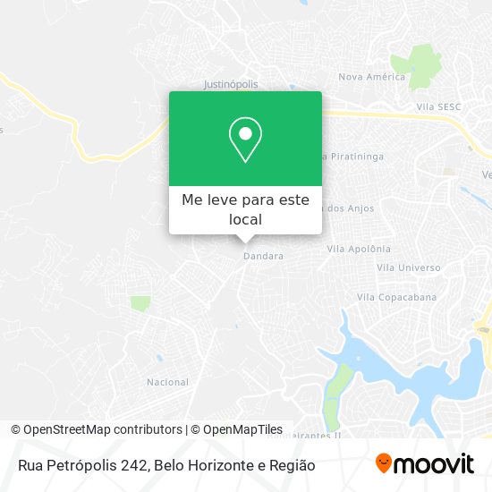 Rua Petrópolis 242 mapa