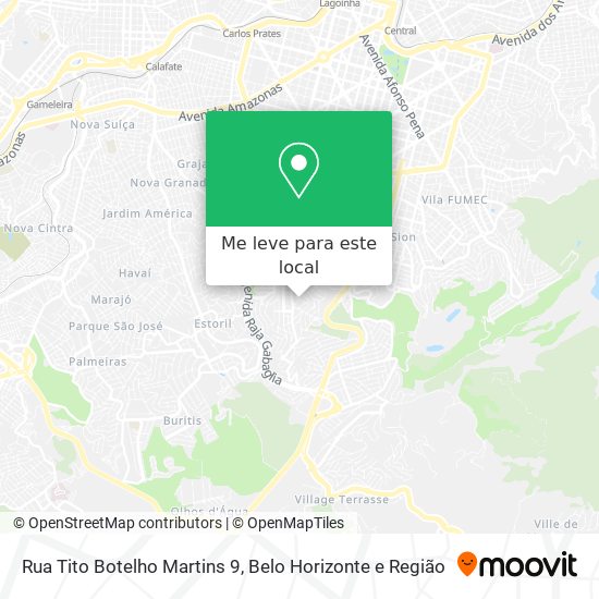 Rua Tito Botelho Martins 9 mapa