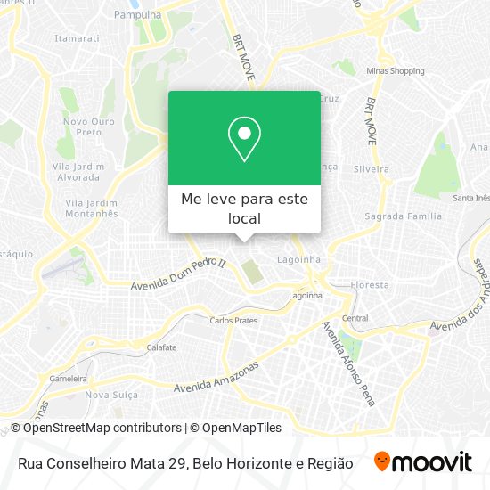 Rua Conselheiro Mata 29 mapa