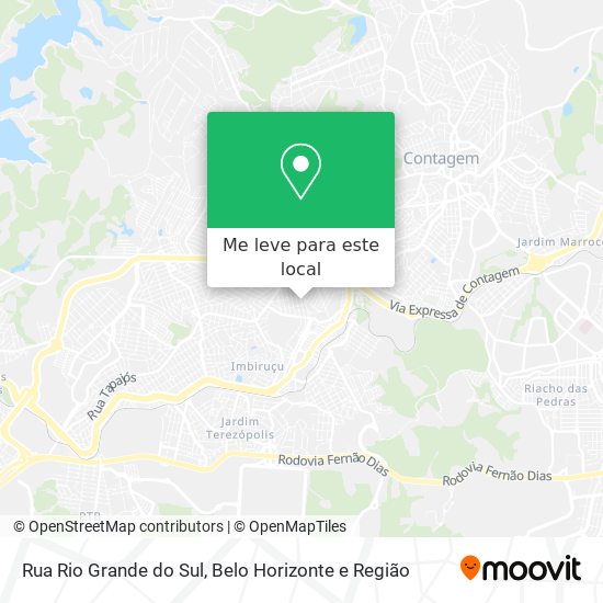 Rua Rio Grande do Sul mapa