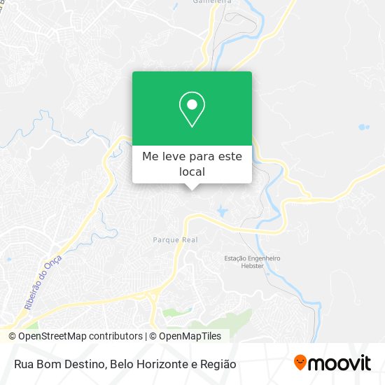 Rua Bom Destino mapa