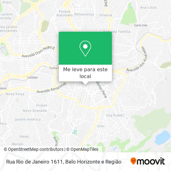 Rua Rio de Janeiro 1611 mapa