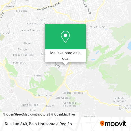 Rua Lua 340 mapa
