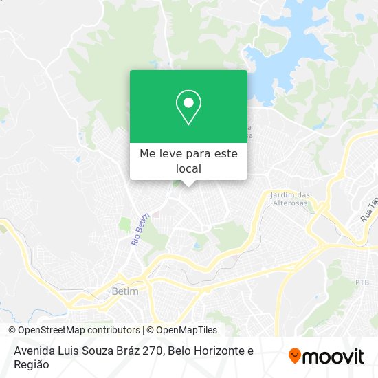 Avenida Luis Souza Bráz 270 mapa