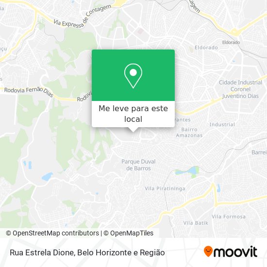 Rua Estrela Dione mapa