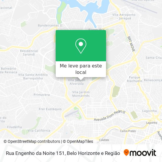 Rua Engenho da Noite 151 mapa