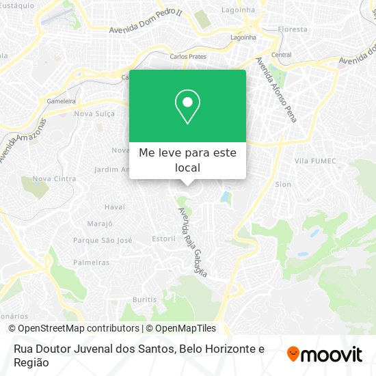 Rua Doutor Juvenal dos Santos mapa