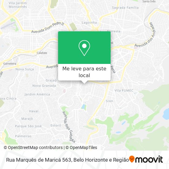 Rua Marquês de Maricá 563 mapa