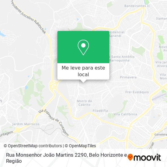 Rua Monsenhor João Martins 2290 mapa