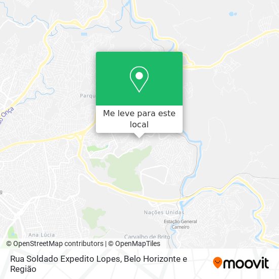 Rua Soldado Expedito Lopes mapa