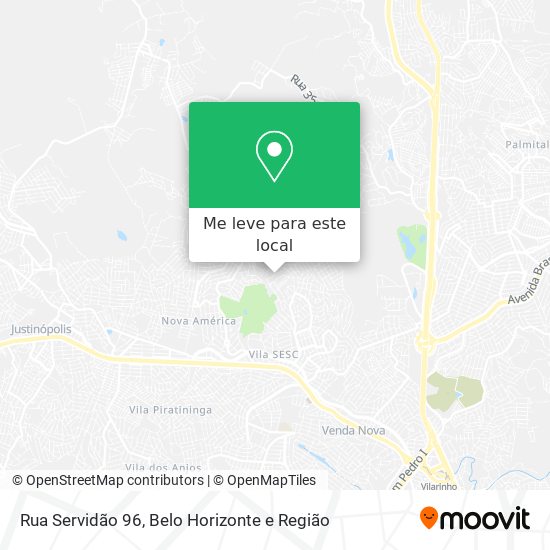 Rua Servidão 96 mapa