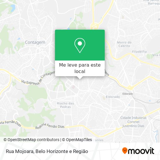 Rua Mojoara mapa