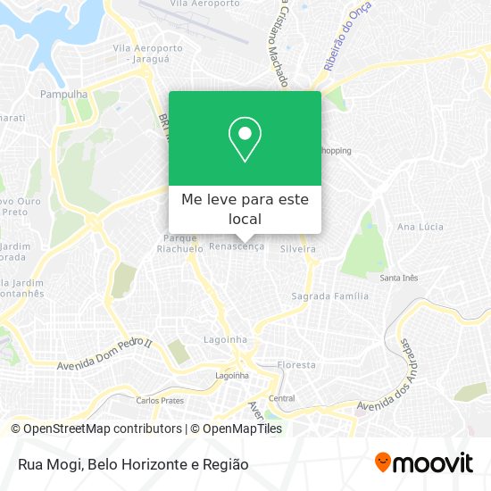 Rua Mogi mapa