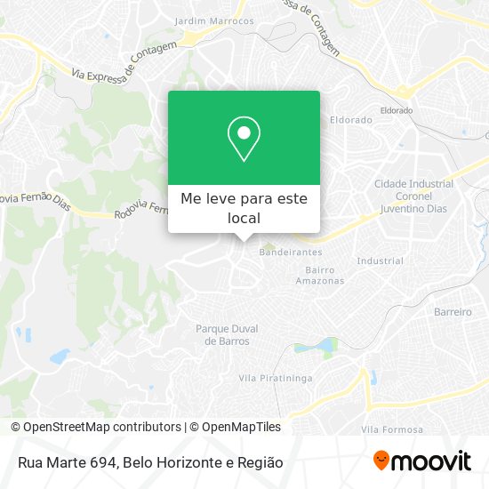 Rua Marte 694 mapa