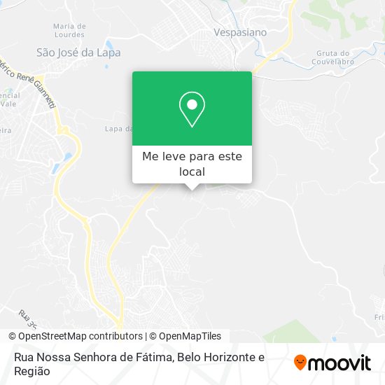 Rua Nossa Senhora de Fátima mapa