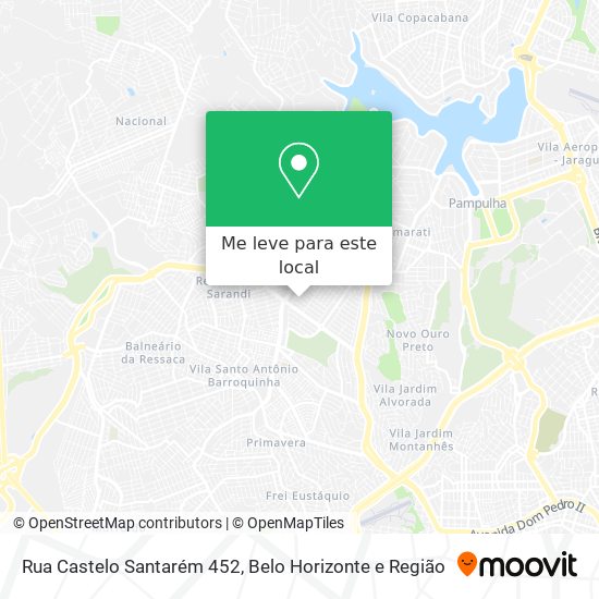 Rua Castelo Santarém 452 mapa