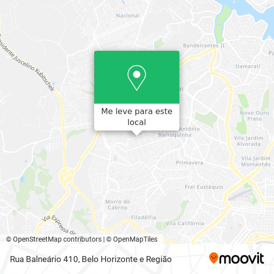 Rua Balneário 410 mapa