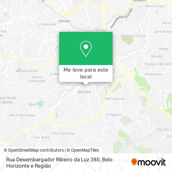Rua Desembargador Ribeiro da Luz 380 mapa