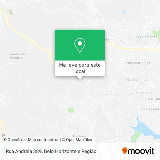 Rua Andréia 389 mapa
