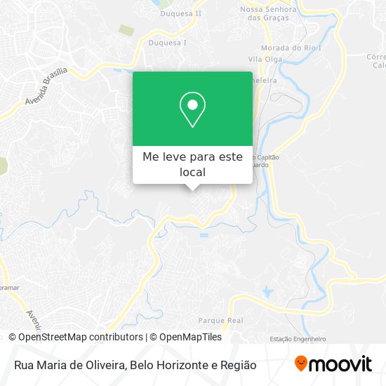 Rua Maria de Oliveira mapa