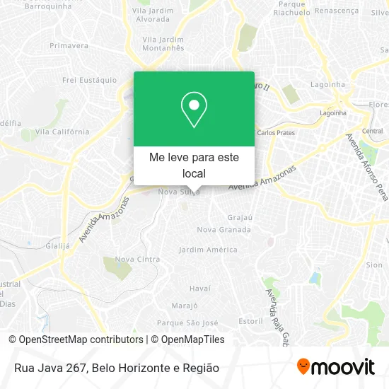 Rua Java 267 mapa