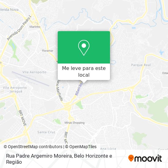 Rua Padre Argemiro Moreira mapa