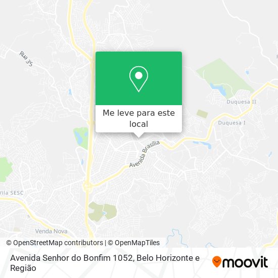 Avenida Senhor do Bonfim 1052 mapa