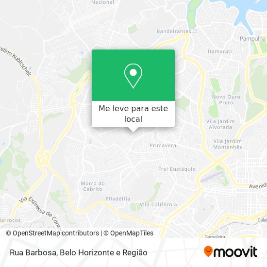Rua Barbosa mapa