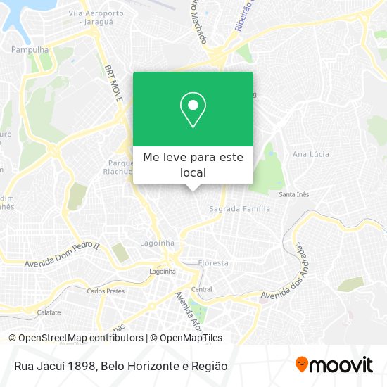Rua Jacuí 1898 mapa